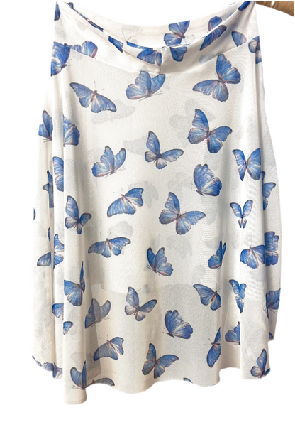 Butterfly Mesh High/Low skirt