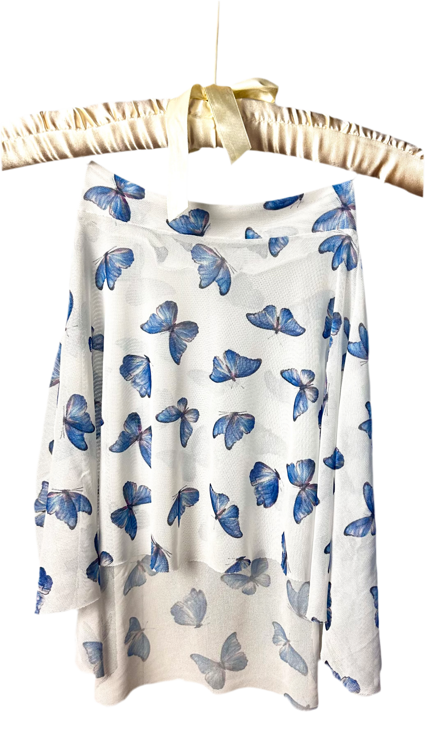 Butterfly Mesh High/Low skirt
