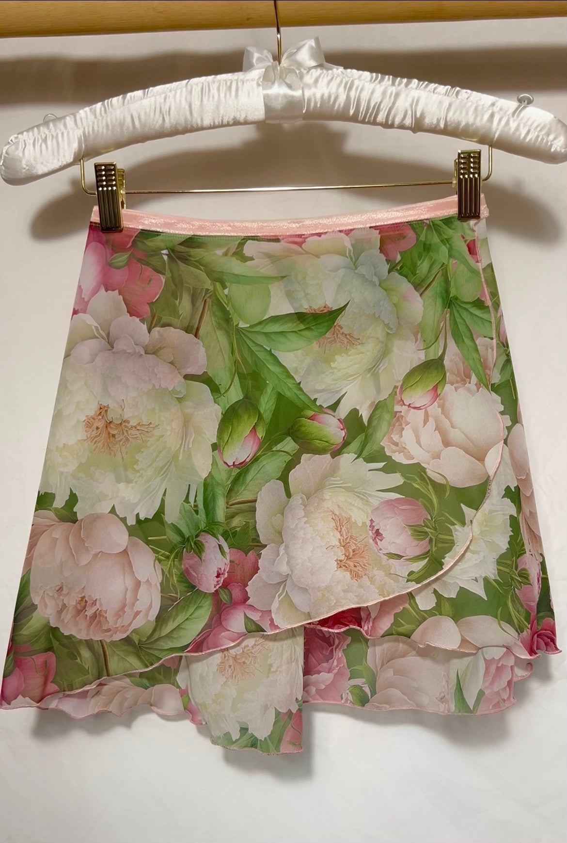 Peony Blush Wrap Skirt