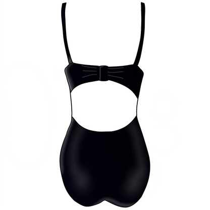 Celeste in Black Leotard