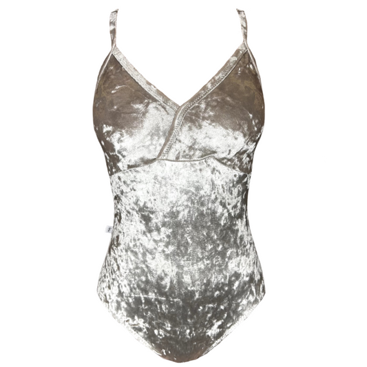 Flora in Frosted Velvet Leotard