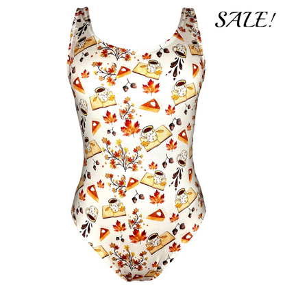 Lily in Fall Foliage Leotard