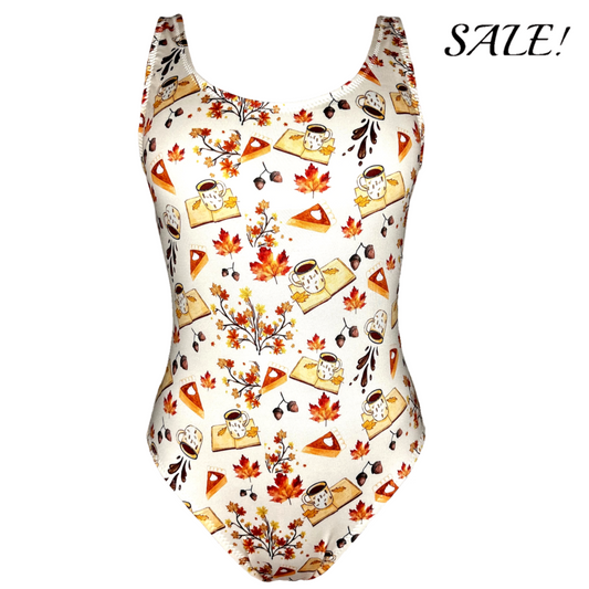 Lily in Fall Foliage Leotard