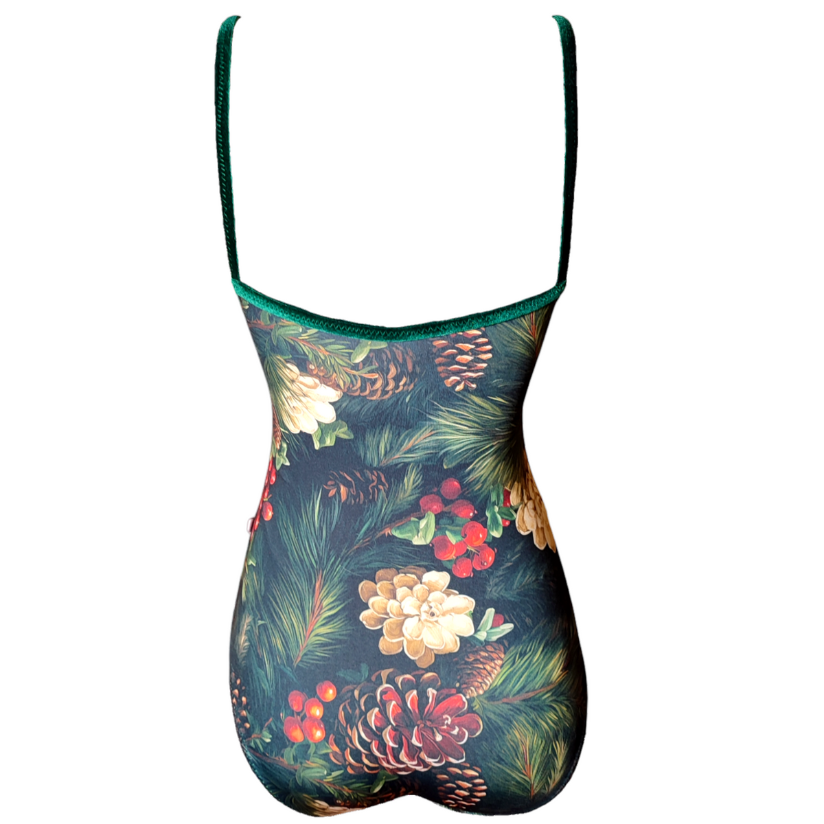 Grace in Pine Wreath Leotard