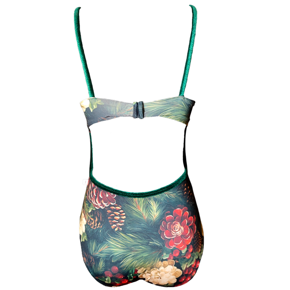 Celeste in Pine Wreath Leotard