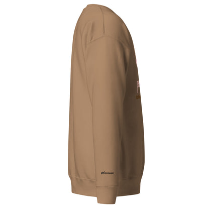 Cozy Powered by Caffeine and Delusion Warm Up Sweatshirt